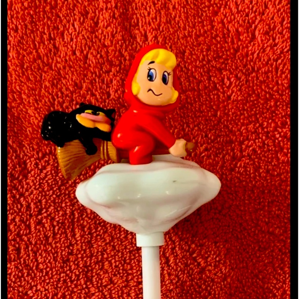 1998 Wendy & Cat Pencil Topper Burger King EUROPE 3 BAGS Casper Meets Wendy RARE